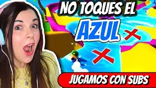 STUMBLE GUYS NO TOQUES EL AZUL *EN DIRECTO* OMGame Retos Divertidos