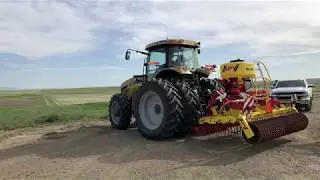 Grassland Pro Harrow GP 300 demo seeding alfalfa in Montana