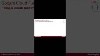 Google Serverless Cloud Functions  #googlecloud #GoogleCloudFunctions #cloudcomputing #gcp