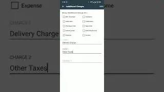 Add Additional Charges - Invoice Maker GST Billing App