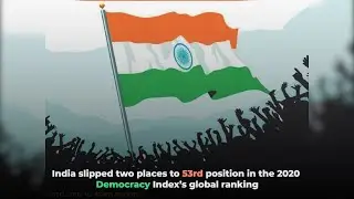 Democracy Index 2020 | #India falls to 53rd rank | #Democracy | #GlobalDemocracyRank | EIU
