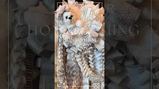 Texas Senior Homecoming Mum white & silver #homecoming #hoco #senior-year