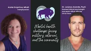 Annie talks with Dr Aranda, Air Force psychologist, about mental health