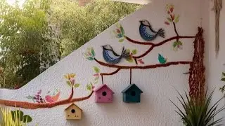Wildlife feeding station ideas / Bird feeding pots/ log feeders ideas