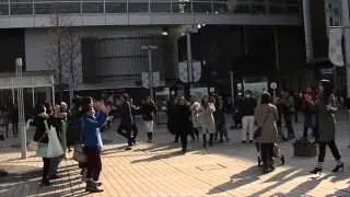 「This little light of mine」 (Flash Mob)／ 亀渕友香＆The Voices of Japan