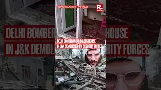 Pulwama House of Delhi Blast Bomber Umar Nabi Demolished