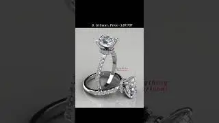 Latest platinum rings for women 2024 l platinum diamond rings price l real diamond engagement rings.