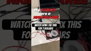 $7 Cable Management Fix You NEED to Try! 🔌 (Satisfying Before & After)