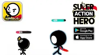 Super Action Hero: Stick Fight Gameplay (Android,IOS)
