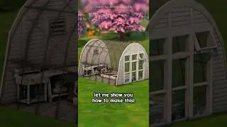 Greenhouse Idea in The Sims 4 🤍🌿  #thesims #thesims4