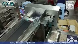 Facial Mask Cartoning Machine | Automatic Mask Box Packing Machine