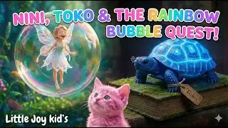 Nini & Toko Rainbow Bubble Quest | Cute Kitten & Turtle Adventure for Kids | Little Joy kid's