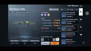 GARENA UNDAWN FIRST TRY AND FIRST CRAFT OF BIOTIC RIFLE LEVEL 60 GOOOOOLLLDDDD