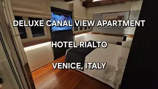 Hotel Rialto (Deluxe Canal View Apartment) - Room Tour