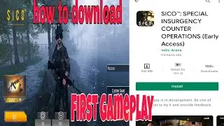 Sico mobile first gameplay|beta test|How to download sico mobile
