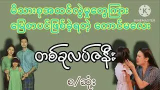 တစ်ခုလပ်ဇနီး(စ/ဆုံး)#wai#audiobook#အချစ်#စာပေ#novel#view#myanmar 
