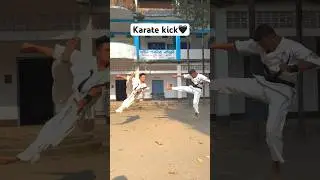 Martial Arts Kick Training🥋#ilovekarate #karatelove #sports #training #trainingvideo