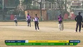 ROYAL RIDERS vs VICTORY VIPERS live cricket match | Push Sports Junior Premier League Season XI-2025