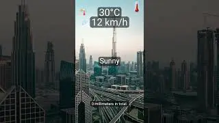 Weather in Dubai today: Sunny (30&deg;C)