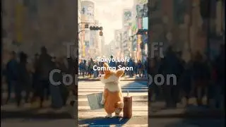 Milo is lost in Tokyo! 🐾 🗺️ Coming 9AM EST Tomorrow! #shorts #lofi #corgi