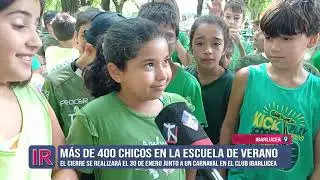 Más de 400 niños en la Escuela de Verano en Ibarlucea