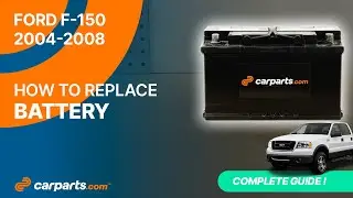 How to replace the Battery 2004 - 2008 5.4 Ford F-150 ⚡