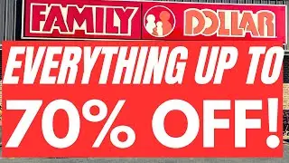 🔥70% OFF!!🔥 | 🤯FAMILY DOLLAR STORE CLOSING!!
