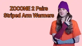 Zocone - 2 Pairs Striped Arm Warmers: Review