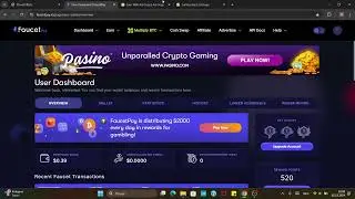 #17 New Bitcoin Earn: Ad-doge Самый удобный Крипто кран с выводом криптовалюты на FaucetPay