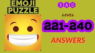 Emoji Puzzle! level 221 222 223 224 225 226 227 228 229 230 231 232 233 234 235 236 237 238 239 240