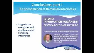 ROINFO Project 2018-2022 &ldquo;Romanian Informatics&rdquo;