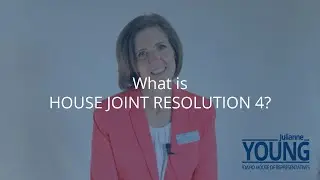 What is House Joint Resolution 4? | 20 Questions with Julianne Young