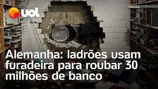 Ladrões usam furadeira para roubo milionário em banco alemão