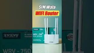 Best 4G SIM WIFI Router 🔥 5G SIM Supported | Velvu - WRV-750 #shorts #ytshorts #tech #wifirouter