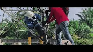 TUKAR CROSS ARM & INSULATOR 275kV