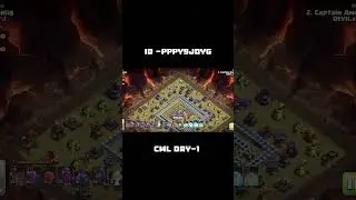 CWL Day-1 | #clashofclans #coc #cocplayer #shortsvideo #relatable #relate #shortsfeed #clanwars