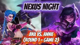 Jinx vs. Annie - The Card House - Nexus Night (Round 1 - Game 2) Riftbound TCG Gameplay 