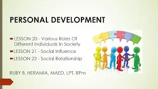 SHS PERSONAL DEVELOPMENT Q2 WEEK 2 AND 3