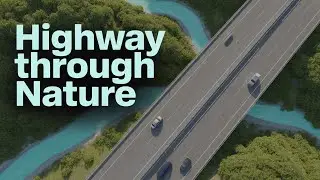 Relaxing Aerial Highway - Mindfulness & Tranquility