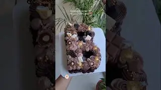 Let's Create A 🅱️ Shape Monogram Cake 💖🔥🫰🏼 #shorts #shortsfeed #cake #youtubeshorts #cakedesign #art