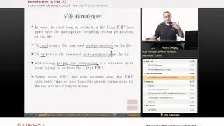 PHP with MySQL - File Input/Output