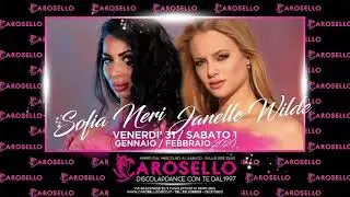 SOFIA NERI E JANELLE WILDE VEN 31Gennaio E SAB 1 Febbraio 2020 al Carosello Disco Lap Dance Bologna