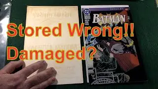 Comic Book Art transferred to Backer Board. What Happens when stored on wrong side of Board?