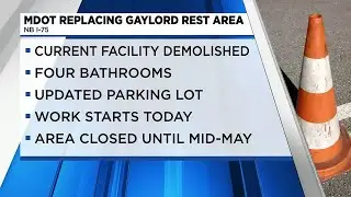 New rest area facility coming to I-75 in Gaylord