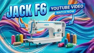 JK-F6 Update Model (Direct Drive single needle) lockstitch sewing machine.#jack #singer #brother