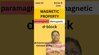 Magnetic Behavior of d-Block Elements in 60 Seconds |Paramagnetic vs Diamagnetic |Class 12 Chemistry