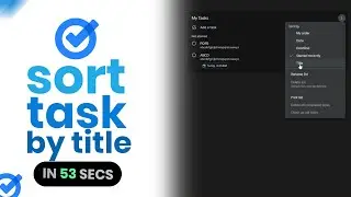 Как отсортировать задачи по названию в Google Tasks [просто]