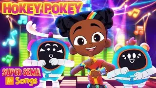 Party Song 🥳 The Hokey Pokey Dance Along 🎶 Super Sema - Kids Songs