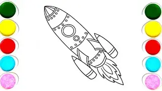 Learn how to draw a cool rocket in this easy step-by-step tutorial. Perfect for kids and beginners! 