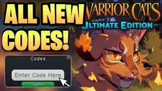 *НОВЫЕ* ВСЕ РАБОЧИЕ КОДЫ ДЛЯ WARRIOR CATS ОКТЯБРЬ 2025! КОДЫ ROBLOX WARRIOR CATS ULTIMATE EDITION!